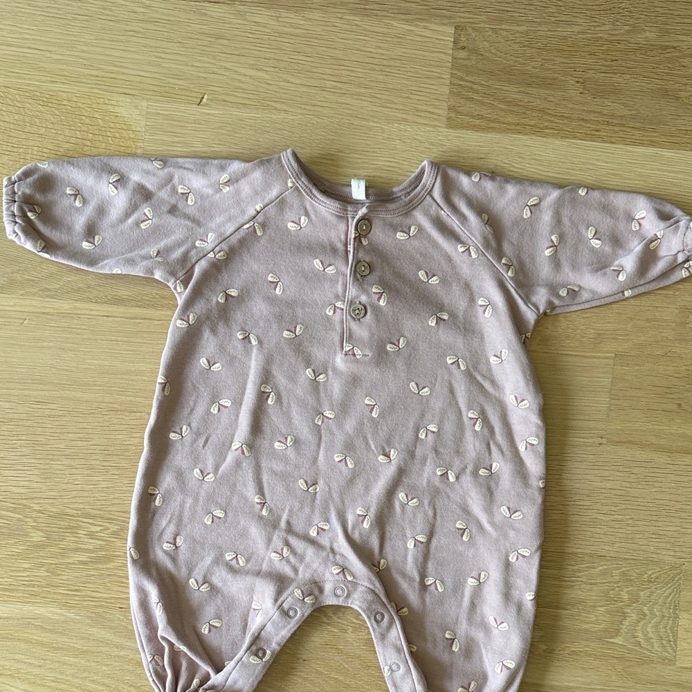 Lavender Floral Baby One Piece